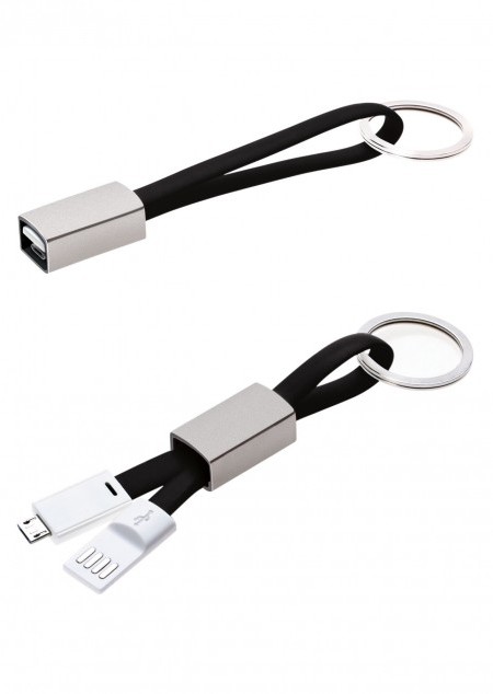 Schlüsselanhänger mit Micro-USB-Kabel