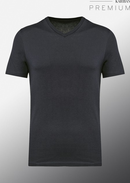 Kariban Premium - Herren T-Shirt mit V-Ausschnitt