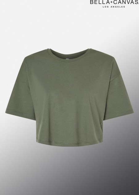 Bella+Canvas - Damen Jersey Crop T-Shirt