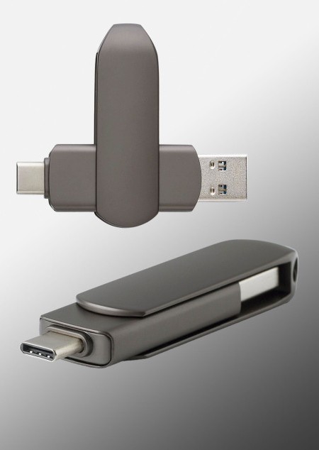 USB-Stick 64GB aus verzinkter Oberfläche