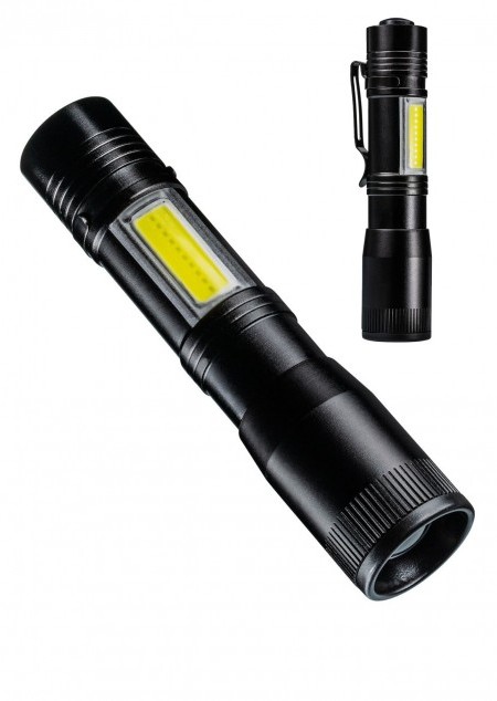Taschenlampe mit Seitenlicht